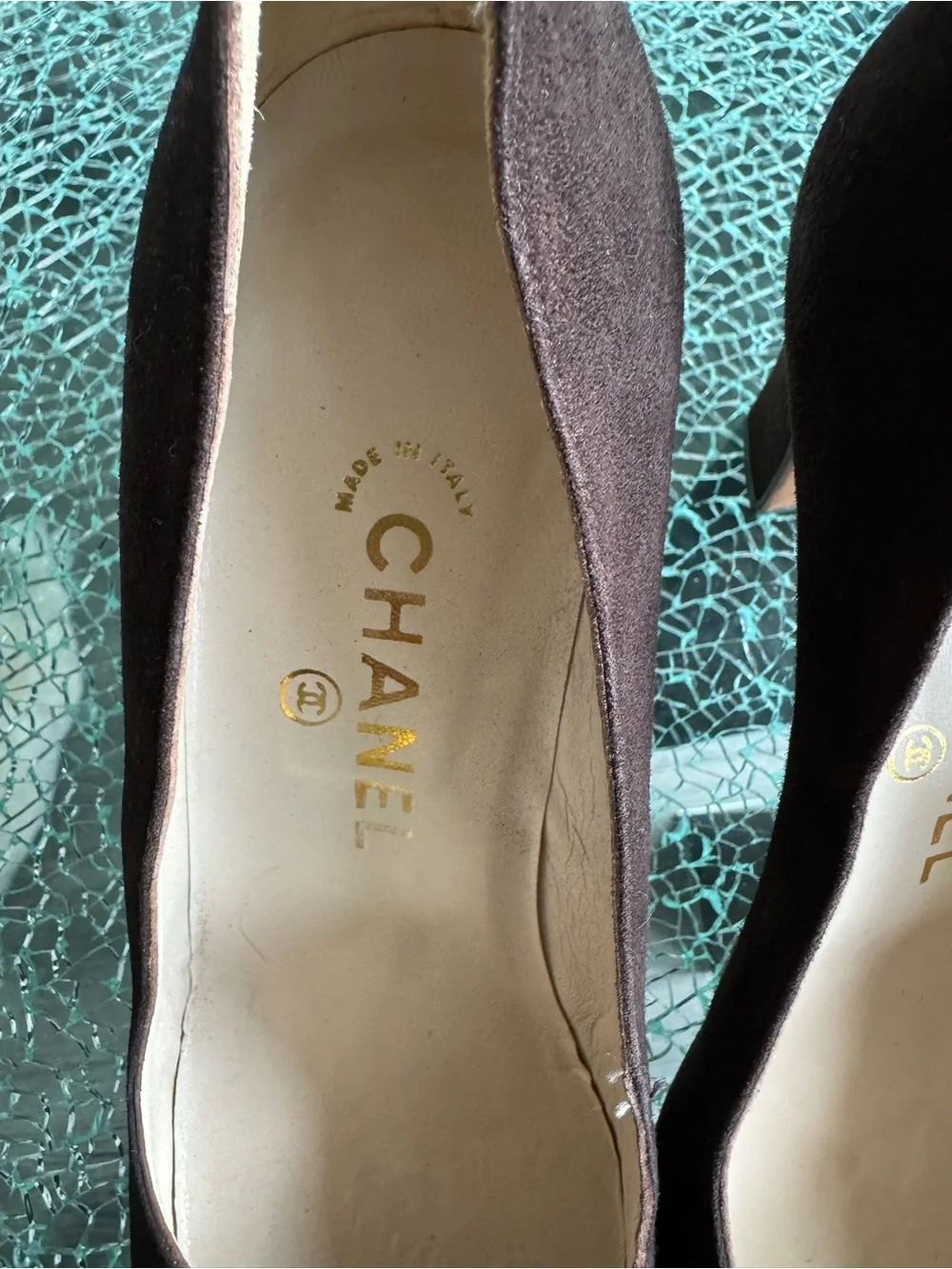 Chanel‎ Women's Brown Suede Pumps 39